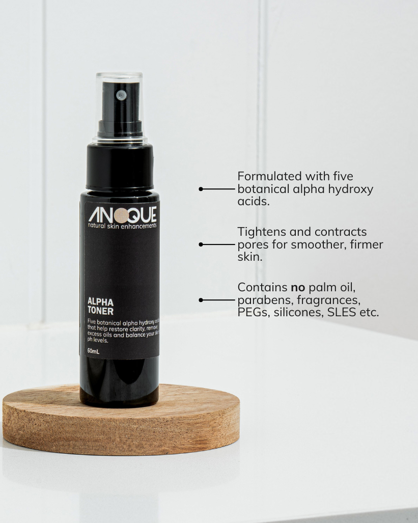 Our Alpha Toner which is part of our best selling skincare kit for men